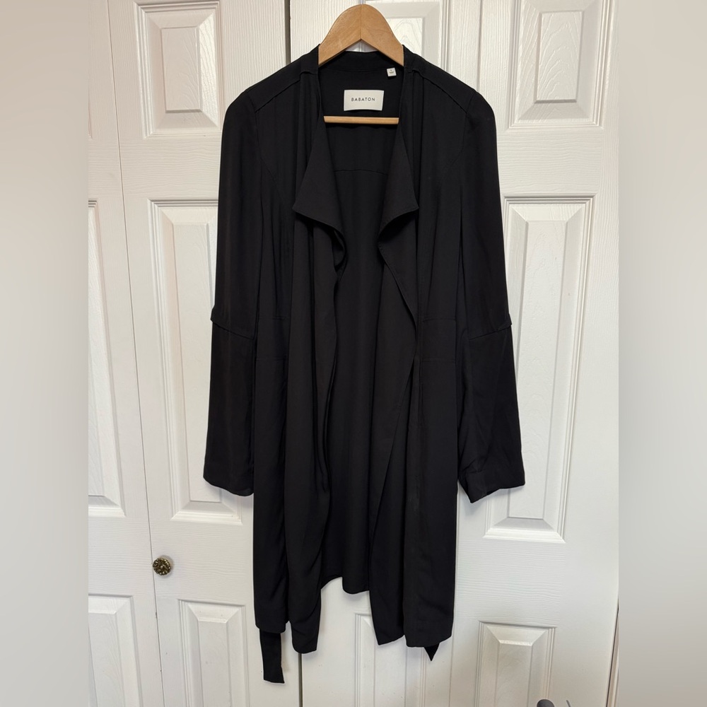 Babaton Black Drape Jacket